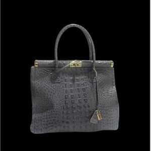 Grey Borse en Pelle bag
